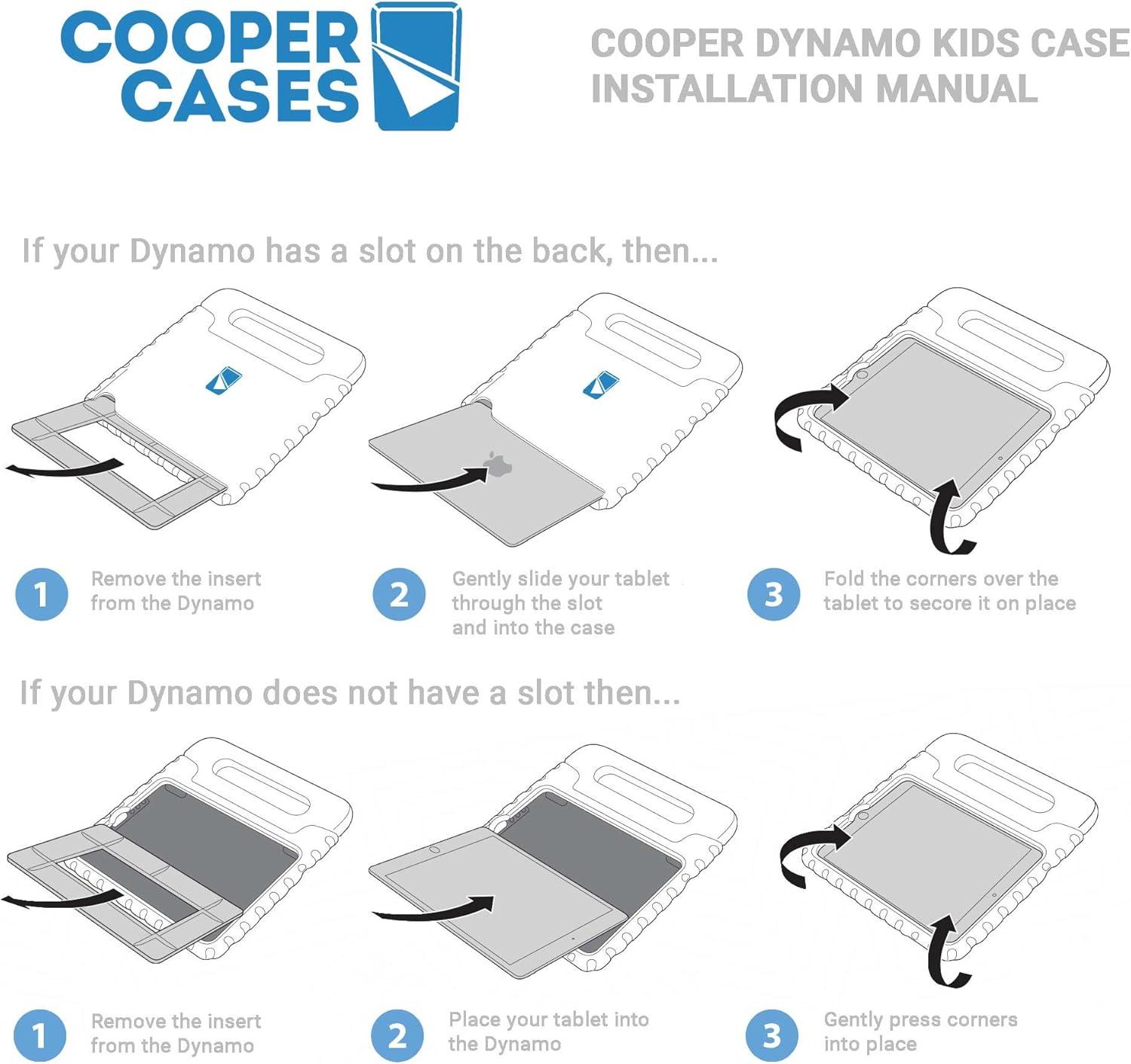 imageCooper Dynamo Rugged Kids Case Protective Case for iPad 4 iPad 3 iPad 2 Protective Child Proof Cover Stand Handle Screen Protector Orange