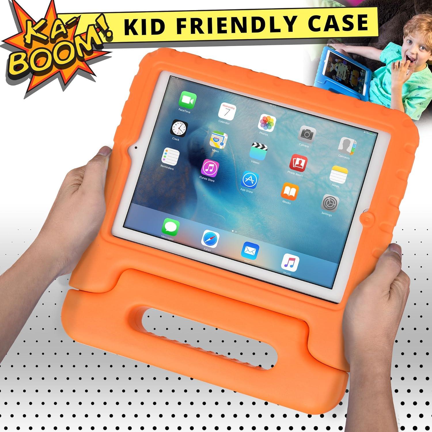 imageCooper Dynamo Rugged Kids Case Protective Case for iPad 4 iPad 3 iPad 2 Protective Child Proof Cover Stand Handle Screen Protector Orange