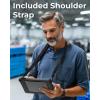 Silicone Case for Zebra ET51 10.1″ Tablet with Shoulder Strap – Rugged Shockproof Cover with Rear Access for Scanner & Accessories – Industrial Grade Protection