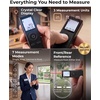 Cooper Ray Mini Laser Measuring Tool, Pocket Size Laser Tape Measure | 2.7in 1oz, Keychain Digital Tape Measure, ±2mm 100ft Range, IN/FT/M, No App, Metal Body, Backlit Display, USB-C, Great Gift